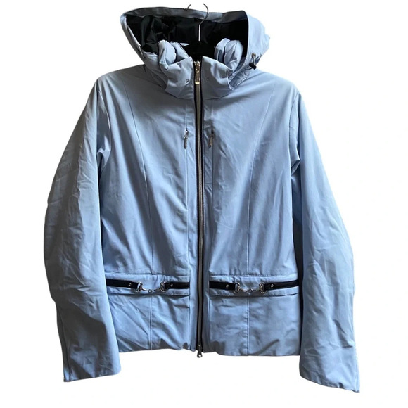 Descente Coti Waterproof Nylon Ski Parka Jacket Sz 8 - Picture 1 of 15